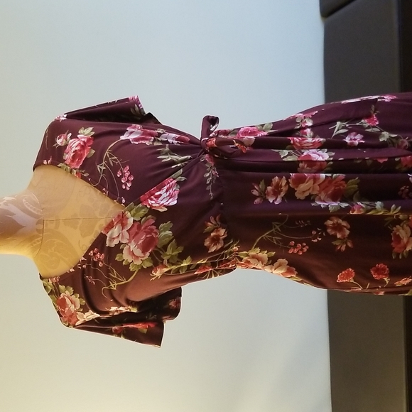 Flower fortune ivy high low dress size m & s - Picture 2 of 7